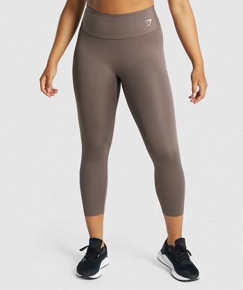 Leggins Gymshark Entrenamiento 7/8 Mujer Marrones | CO 2933LIS